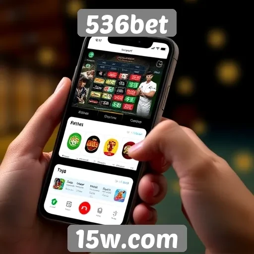 Experiência de usuário em dispositivos móveis na 536bet